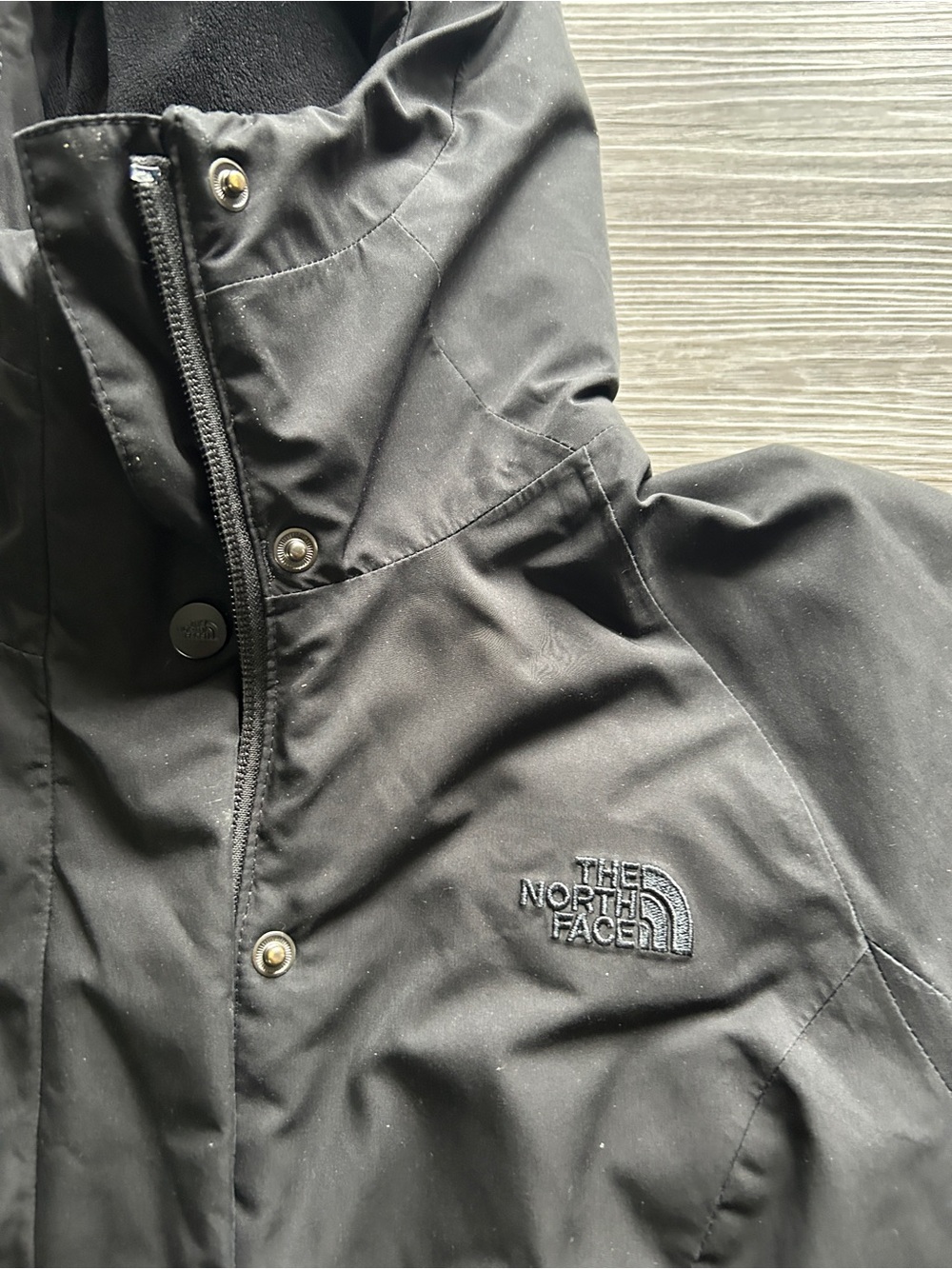 Women’s XS North Face Black Hooded jacket